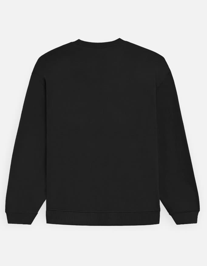 BLACK UNISEX OVERSIZED SWEATSHIRT thumbnail 1